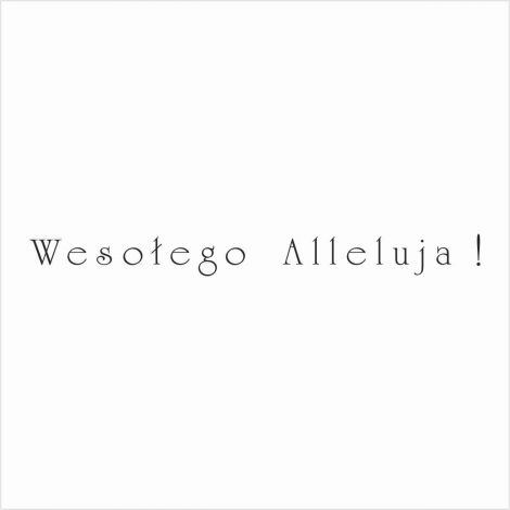 Stempel gumowy Crafty Moly Wesołego Alleluja!